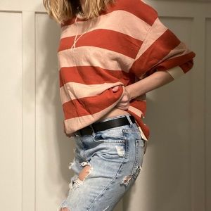 Free People Striped Sweater NWT